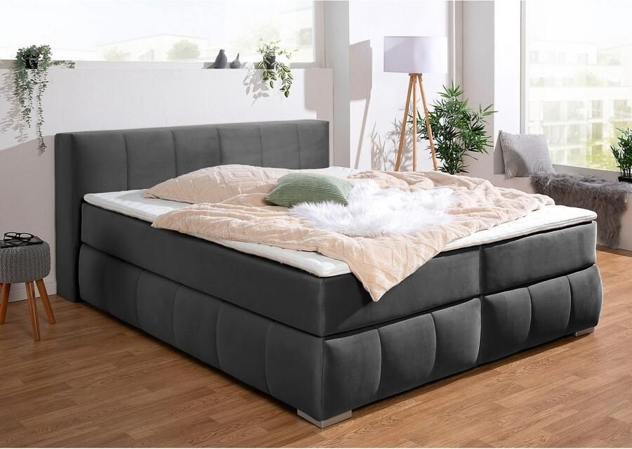 Home affaire Boxspring Chelles incl. koudschuim matrastopper in 5 breedtes en 3 matrastypes - Foto 5