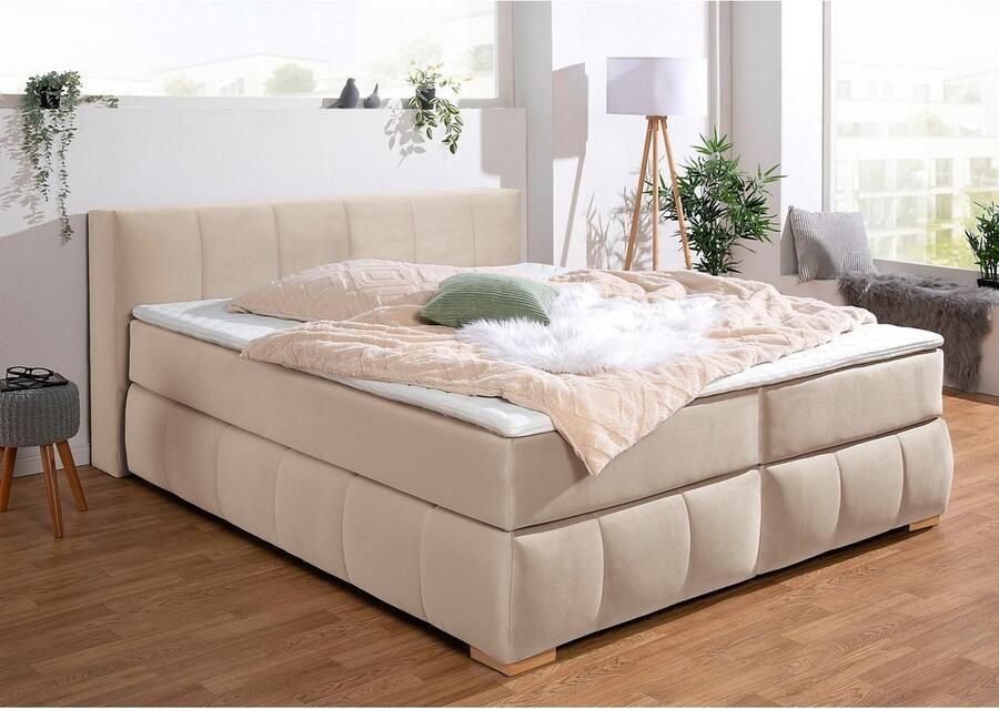 Home affaire Boxspring Chelles incl. koudschuim matrastopper in 5 breedtes en 3 matrastypes - Foto 5