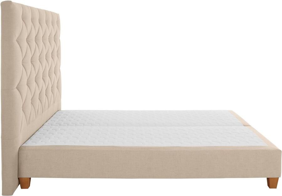 Home affaire Boxspring Harmones hoog in 3 breedten hardheid ook gemengd met elk 1 matras in h2 en h3 - Foto 4