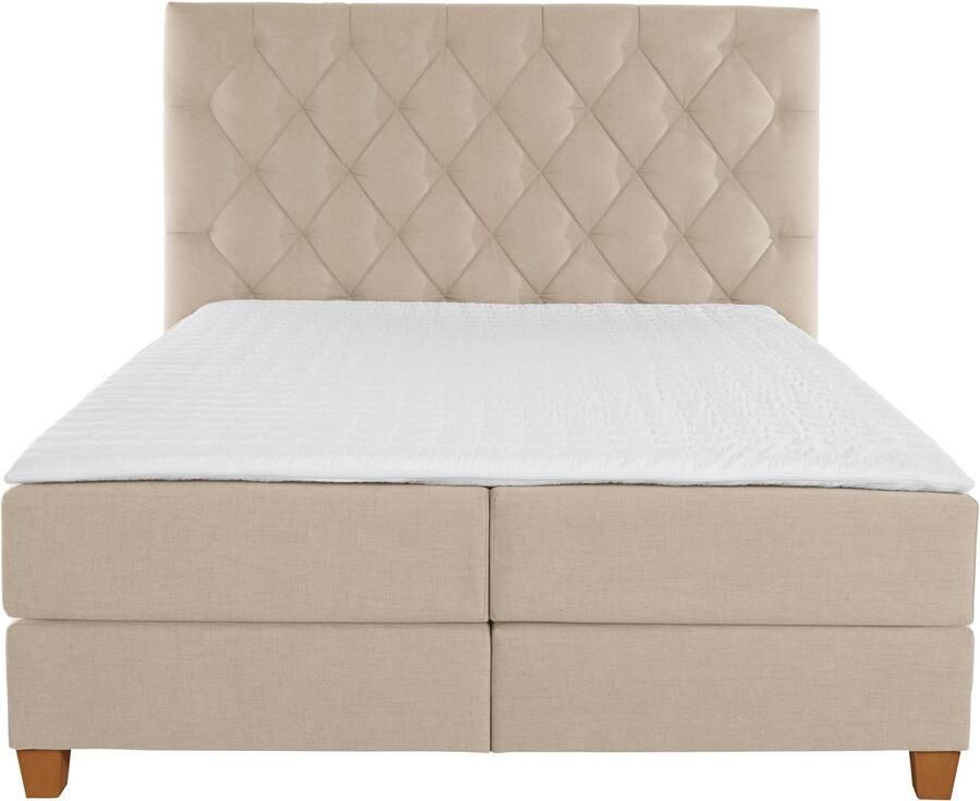 Guido Maria Kretschmer Home&Living Boxspring Harmones hoog in 3 breedten hardheid ook gemengd met elk 1 matras in h2 en h3