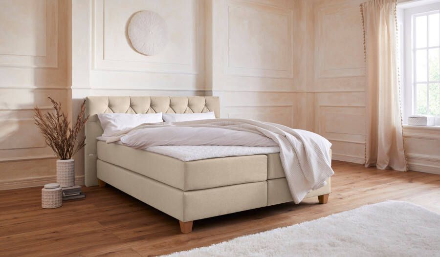 Home affaire Boxspring Harmones in 3 breedten hardheid ook gemengd met elk 1 matras in h2 en h3 - Foto 12