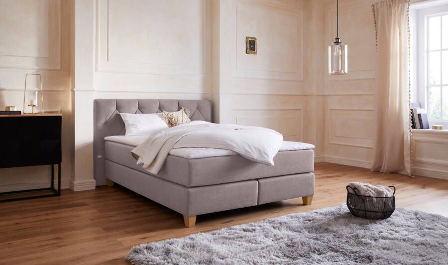 Home affaire Boxspring Harmones in 3 breedten hardheid ook gemengd met elk 1 matras in h2 en h3 - Foto 12