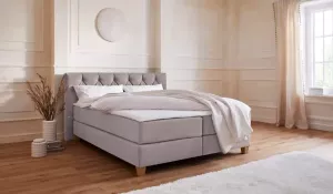 Guido Maria Kretschmer Home&Living Boxspring Harmones in 3 breedten 3 matrassoorten hardheid ook te combineren met 1 matras in h2 en 1 matras in h3 incl. topmatras