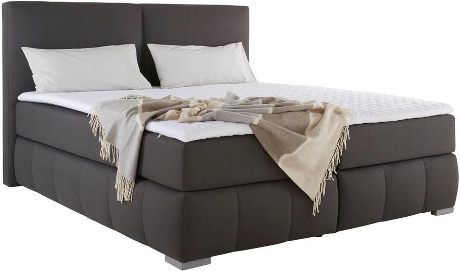 Home affaire Boxspring Wehma incl. matrastopper voor 3 verschillende matrassen ook in fluwelen stof - Foto 1