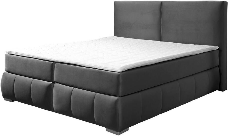 Home affaire Boxspring Wehma incl. matrastopper voor 3 verschillende matrassen ook in fluwelen stof