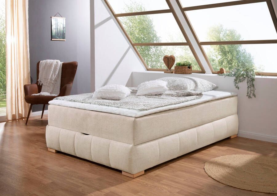 OTTO Boxspring Wehma zonder hoofdbord inclusief matrastopper en bedlade - Foto 10