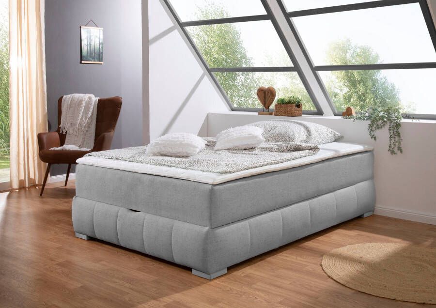 OTTO Boxspring Wehma zonder hoofdbord inclusief matrastopper en bedlade - Foto 10