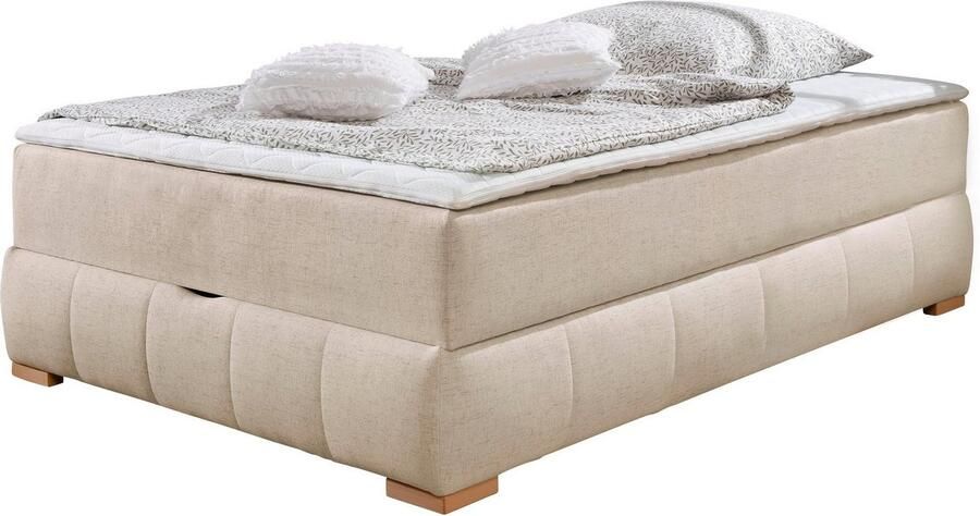 OTTO Boxspring Wehma zonder hoofdbord inclusief matrastopper en bedlade - Foto 9