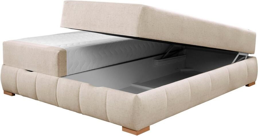 OTTO Boxspring Wehma zonder hoofdbord inclusief matrastopper en bedlade - Foto 7