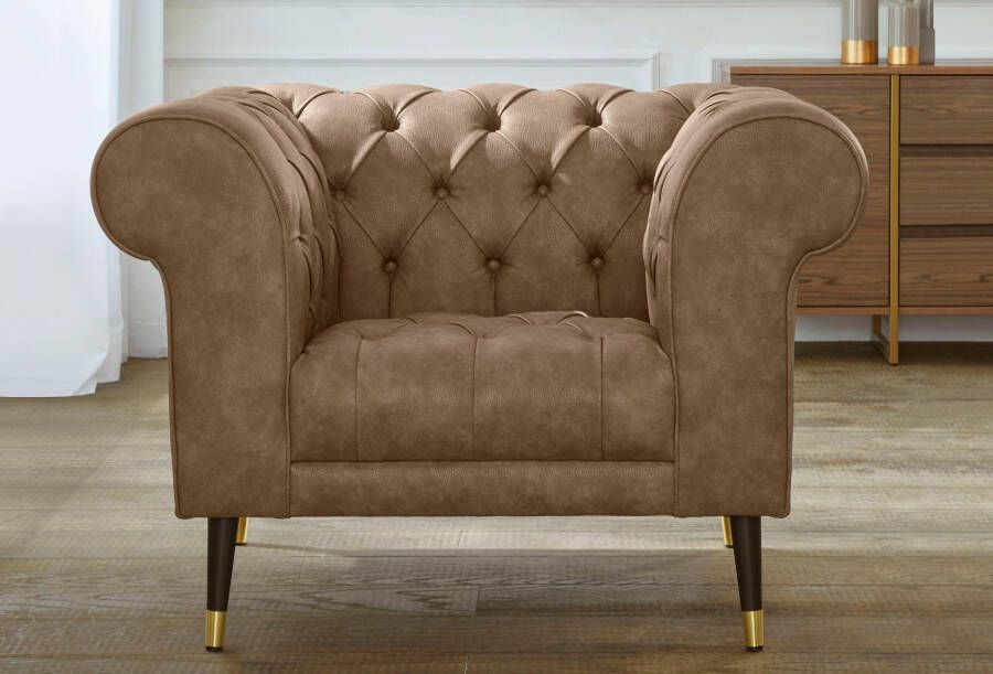 Home affaire Chesterfield-fauteuil Tinnum fauteuil (set) - Foto 4