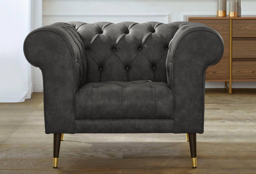 Home affaire Chesterfield-fauteuil Tinnum fauteuil (set) - Foto 4