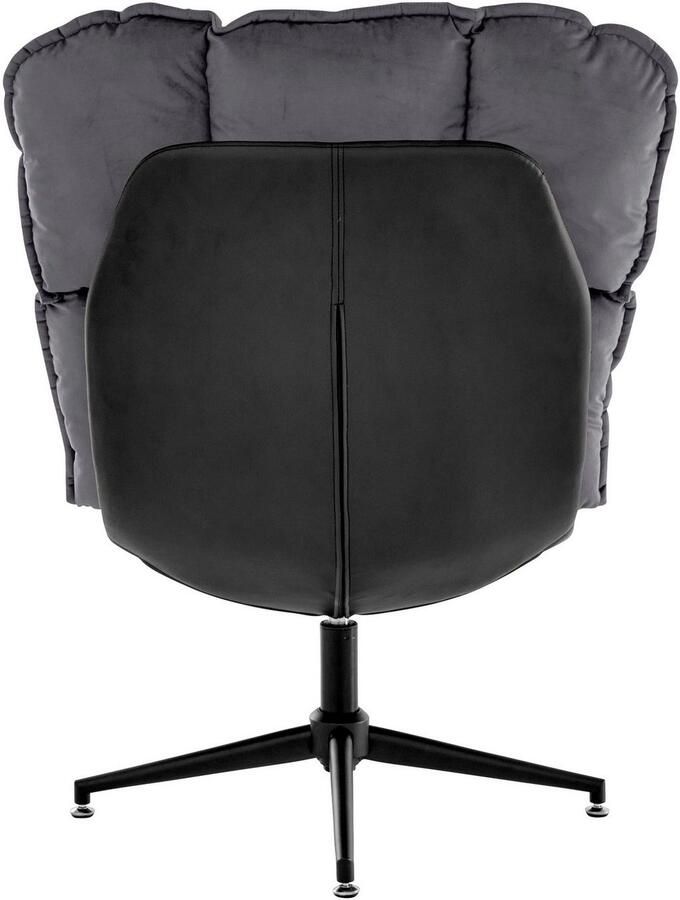 Guido Maria Kretschmer Home&Living Draaibare fauteuil Seet gestoffeerde fauteuil met voetenbank 360° draaibaar fauteuil incl. poef voetenbank (2 stuks) - Foto 4