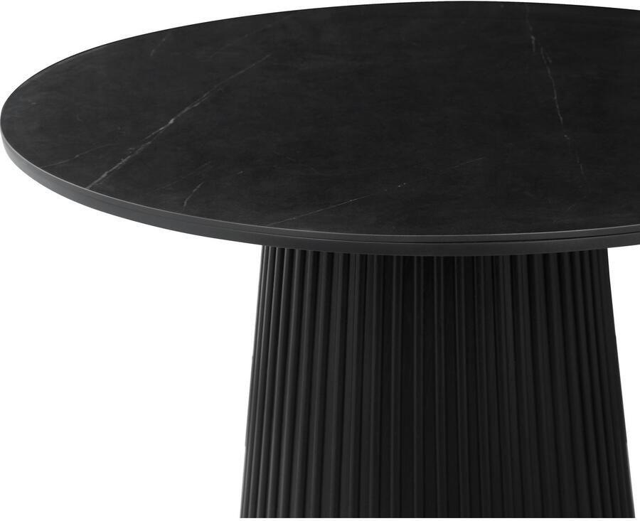 Guido Maria Kretschmer Home&Living Eettafel Roos TOPSELLER! OTTOs keuze Eettafel met hoogwaardig keramisch oppervlak massief houten voet van essenhout - Foto 6