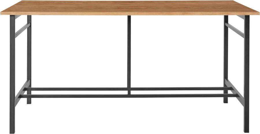 Home affaire Eettafel Sare met echt houtfineer van eiken - Foto 6