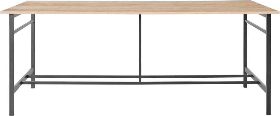 Home affaire Eettafel Sare met echt houtfineer van eiken - Foto 6