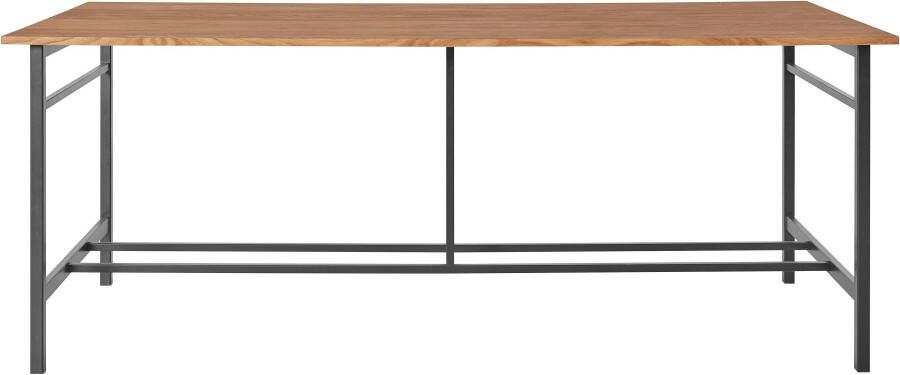 Home affaire Eettafel Sare met echt houtfineer van eiken - Foto 6