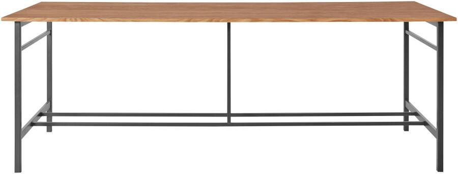 Home affaire Eettafel Sare met echt houtfineer van eiken - Foto 6