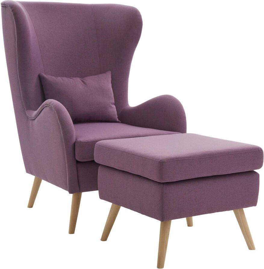 Home affaire Fauteuil Salla ook in imitatiebont en fijn corduroy veel bekledingsopties oorfauteuil (set) - Foto 18