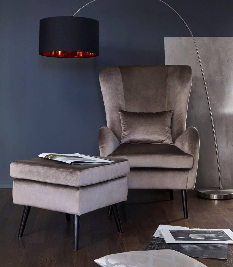 Home affaire Fauteuil Salla ook in imitatiebont en fijn corduroy veel bekledingsopties oorfauteuil (set) - Foto 13