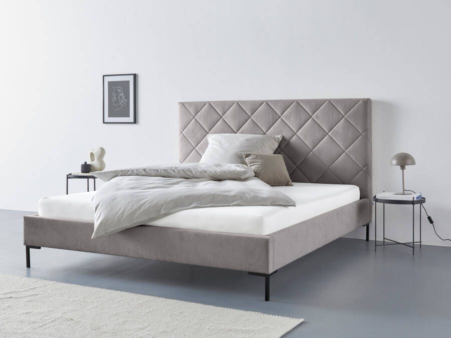 Guido Maria Kretschmer Home&Living Gestoffeerd bed CHARLOTT Modern bekleed bed met of zonder lattenbodem - Foto 8