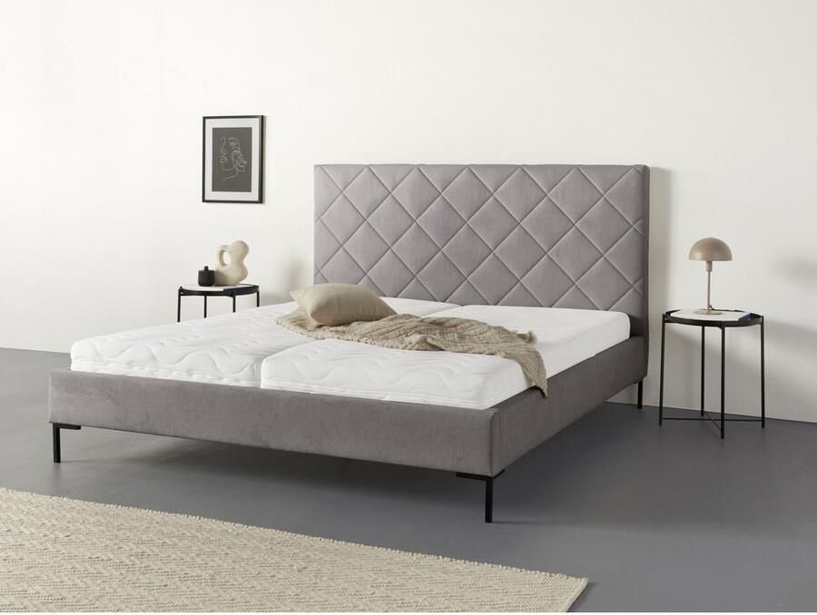Home affaire Gestoffeerd bed CHARLOTT Modern bekleed bed met of zonder lattenbodem - Foto 5