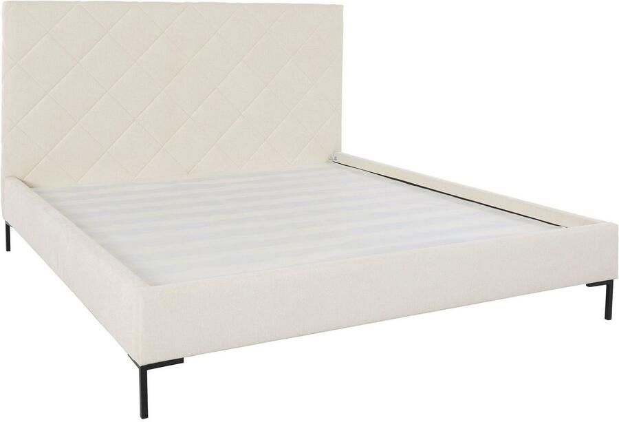 Home affaire Gestoffeerd bed CHARLOTT Modern bekleed bed met of zonder lattenbodem - Foto 3
