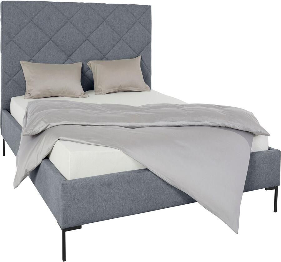 Home affaire Gestoffeerd bed CHARLOTT Modern bekleed bed met of zonder lattenbodem - Foto 3