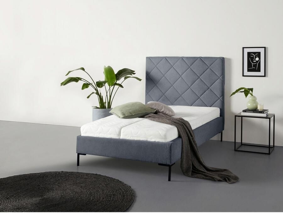 Home affaire Gestoffeerd bed CHARLOTT Modern bekleed bed met of zonder lattenbodem - Foto 5