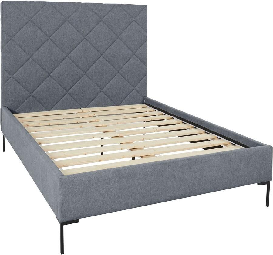 Home affaire Gestoffeerd bed CHARLOTT Modern bekleed bed met of zonder lattenbodem - Foto 4