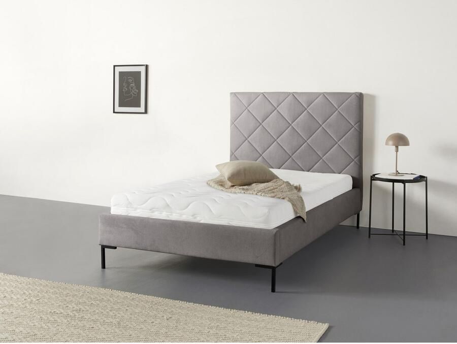Home affaire Gestoffeerd bed CHARLOTT Modern bekleed bed met of zonder lattenbodem - Foto 5