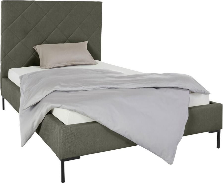 Home affaire Gestoffeerd bed CHARLOTT Modern bekleed bed met of zonder lattenbodem - Foto 3