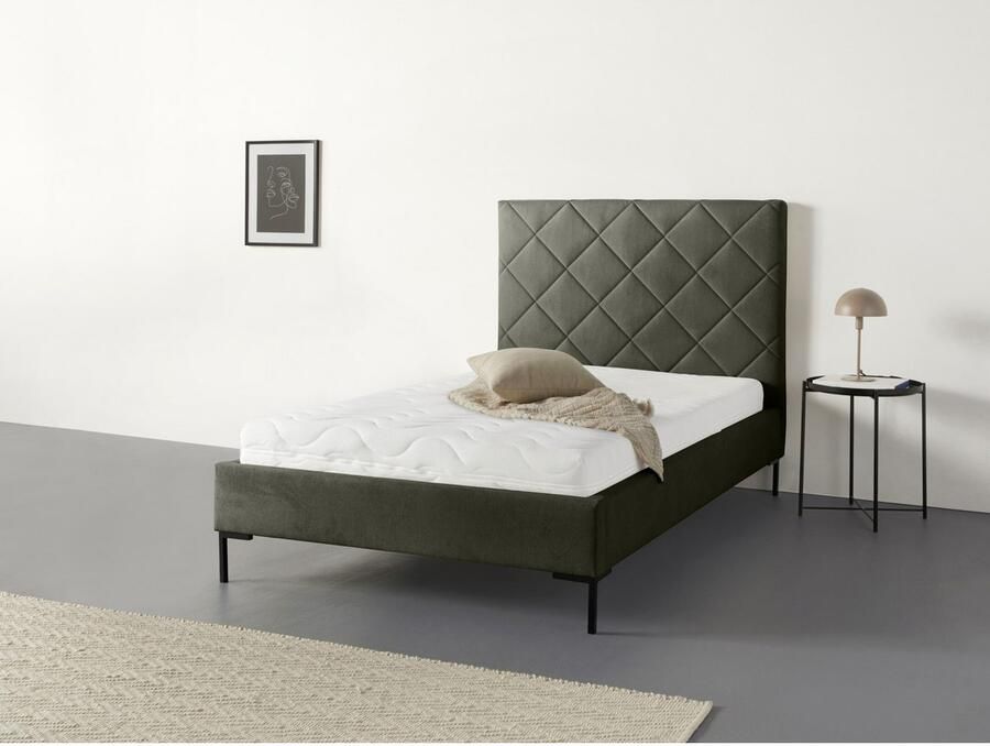 Home affaire Gestoffeerd bed CHARLOTT Modern bekleed bed met of zonder lattenbodem - Foto 5