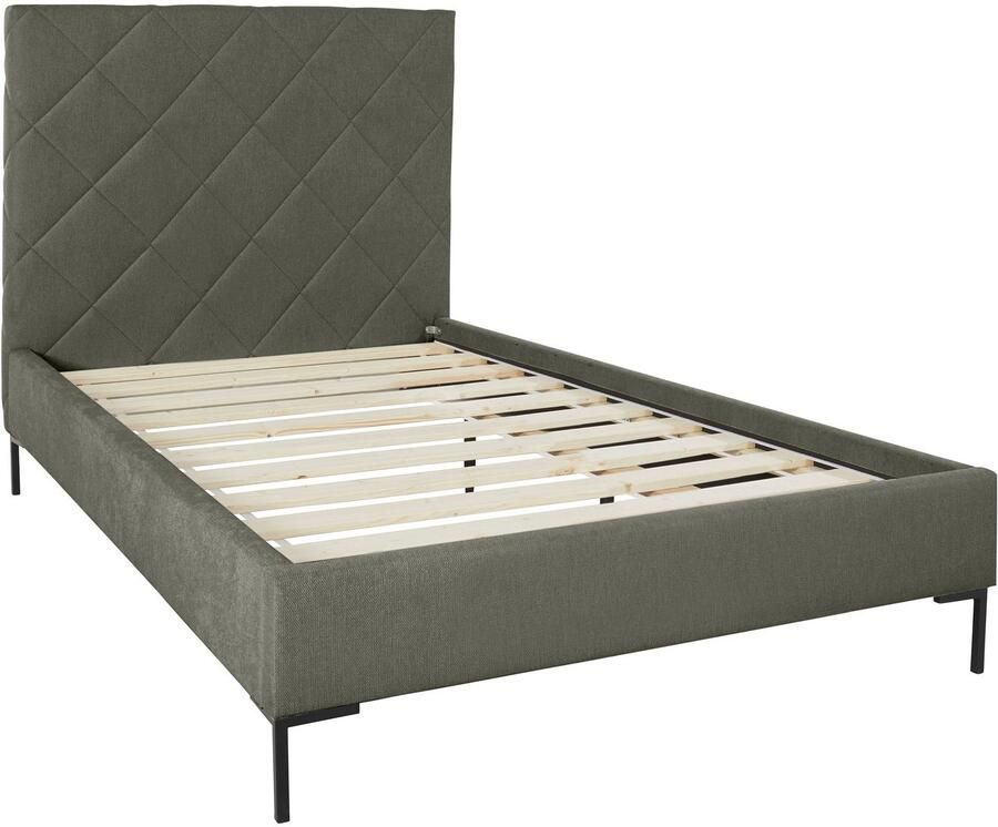 Home affaire Gestoffeerd bed CHARLOTT Modern bekleed bed met of zonder lattenbodem - Foto 2