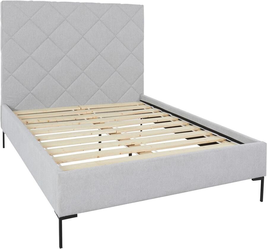 Home affaire Gestoffeerd bed CHARLOTT Modern bekleed bed met of zonder lattenbodem - Foto 4
