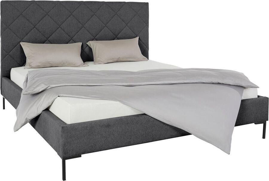 Home affaire Gestoffeerd bed CHARLOTT Modern bekleed bed met of zonder lattenbodem - Foto 6