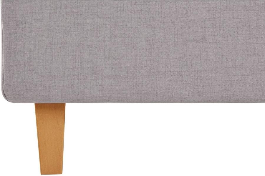 Home affaire Gestoffeerd bed Sunley 140 Kruisstiksel hoofdbordhoogte 142 cm zonder of met matras lattenbodem - Foto 13