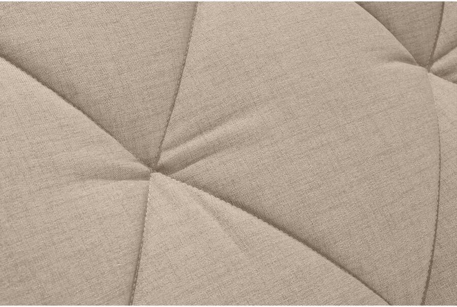 Home affaire Gestoffeerd bed Sunley 140 Kruisstiksel hoofdbordhoogte 142 cm zonder of met matras lattenbodem - Foto 5