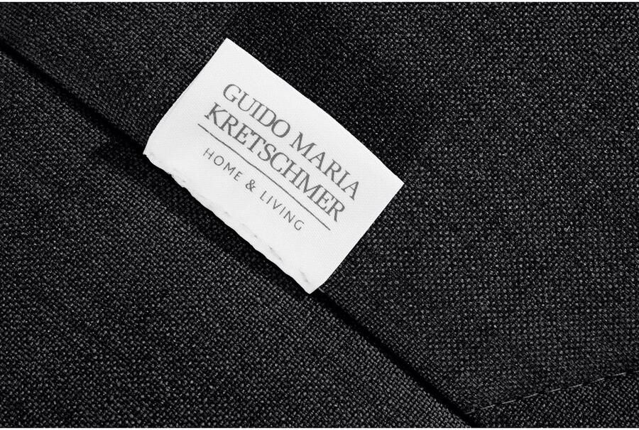 Guido Maria Kretschmer Home&Living Gestoffeerd bed Sunley 140 Kruisstiksel hoofdbordhoogte 142 cm zonder of met matras lattenbodem - Foto 7