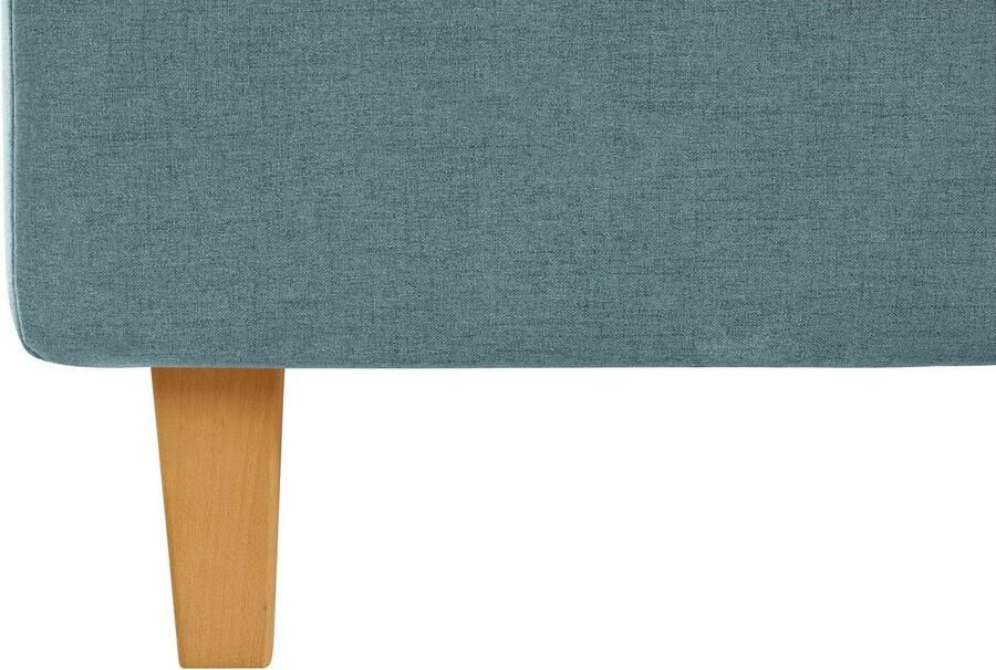 Home affaire Gestoffeerd bed Sunley 100 Kruisstiksel hoofdbordhoogte 102 cm zonder of met matras lattenbodem - Foto 4