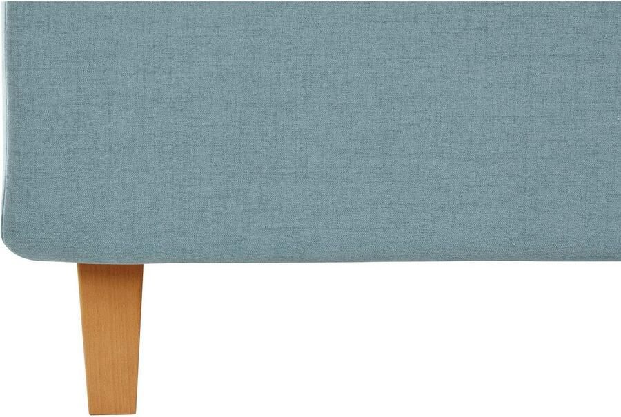 Home affaire Gestoffeerd bed Sunley 140 Kruisstiksel hoofdbordhoogte 142 cm zonder of met matras lattenbodem - Foto 6