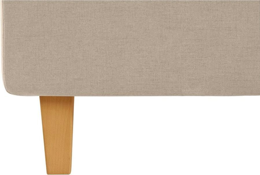 Home affaire Gestoffeerd bed Sunley 100 Kruisstiksel hoofdbordhoogte 102 cm zonder of met matras lattenbodem - Foto 4