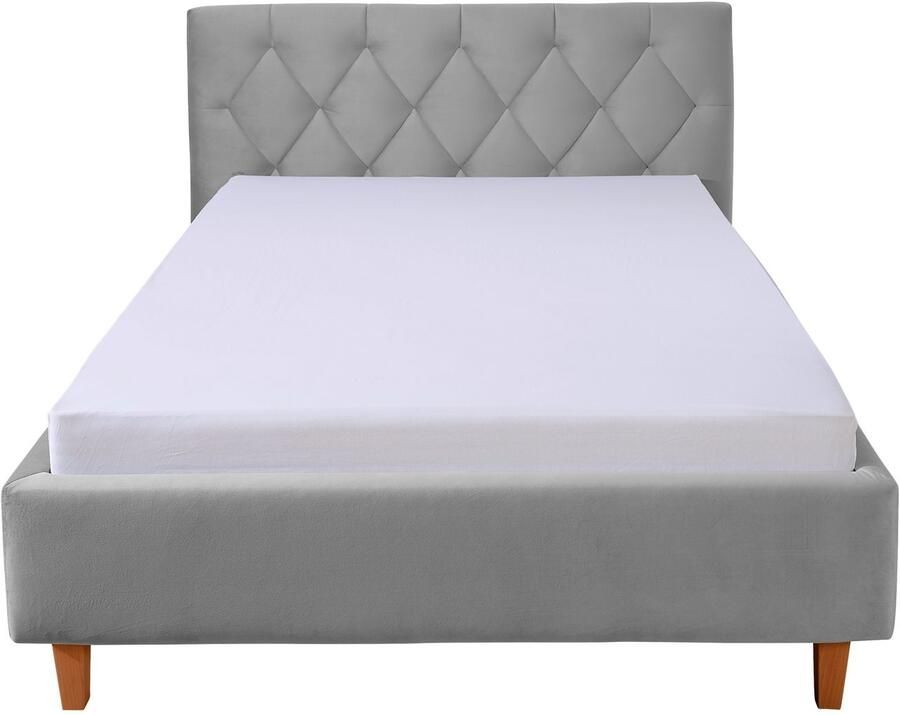 Guido Maria Kretschmer Home&Living Gestoffeerd bed Sunley 100 Kruisstiksel hoofdbordhoogte 102 cm zonder of met matras lattenbodem - Foto 3