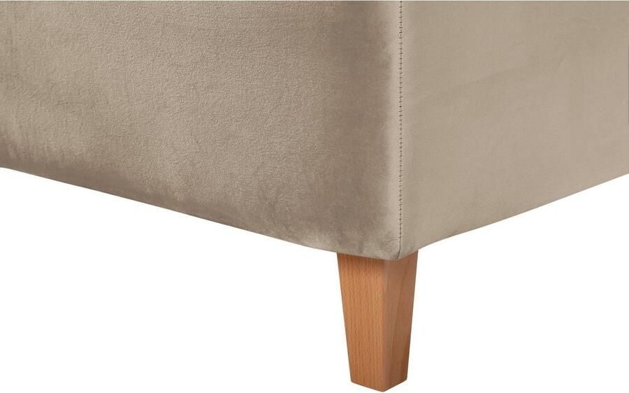 Guido Maria Kretschmer Home&Living Gestoffeerd bed Sunley 100 Kruisstiksel hoofdbordhoogte 102 cm zonder of met matras lattenbodem - Foto 7