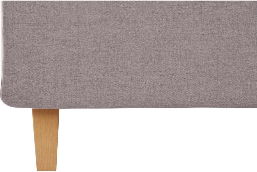 Home affaire Gestoffeerd bed Sunley 100 Kruisstiksel hoofdbordhoogte 102 cm zonder of met matras lattenbodem - Foto 6