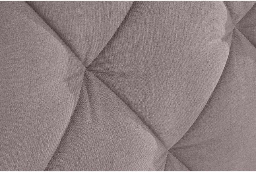 Home affaire Gestoffeerd bed Sunley 100 Kruisstiksel hoofdbordhoogte 102 cm zonder of met matras lattenbodem - Foto 7