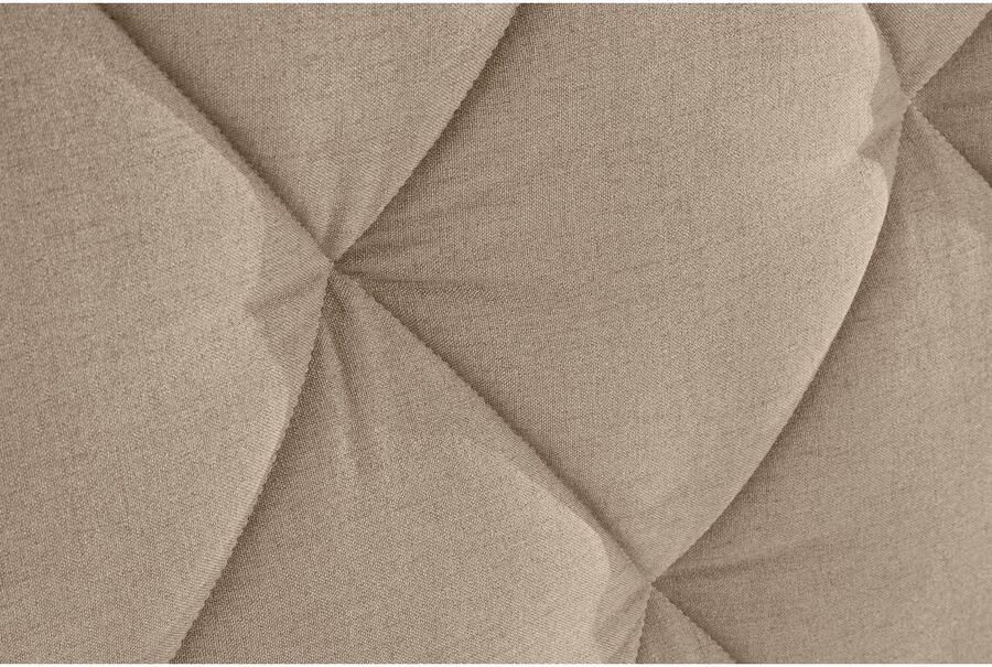 Home affaire Gestoffeerd bed Sunley 100 Kruisstiksel hoofdbordhoogte 102 cm zonder of met matras lattenbodem - Foto 4