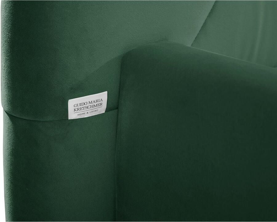 Guido Maria Kretschmer Home&Living Gestoffeerd bed Sunley 100 Kruisstiksel hoofdbordhoogte 102 cm zonder of met matras lattenbodem - Foto 2