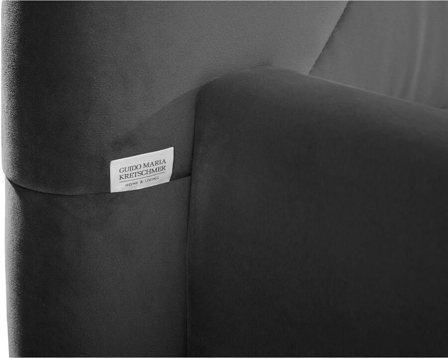 Guido Maria Kretschmer Home&Living Gestoffeerd bed Sunley 100 Kruisstiksel hoofdbordhoogte 102 cm zonder of met matras lattenbodem - Foto 2