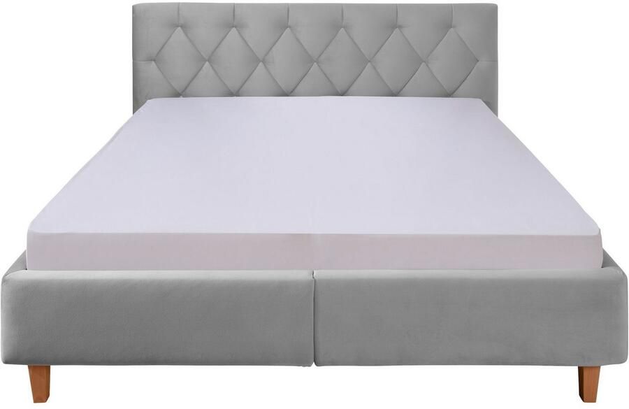 Guido Maria Kretschmer Home&Living Gestoffeerd bed Sunley 100 Kruisstiksel hoofdbordhoogte 102 cm zonder of met matras lattenbodem - Foto 5