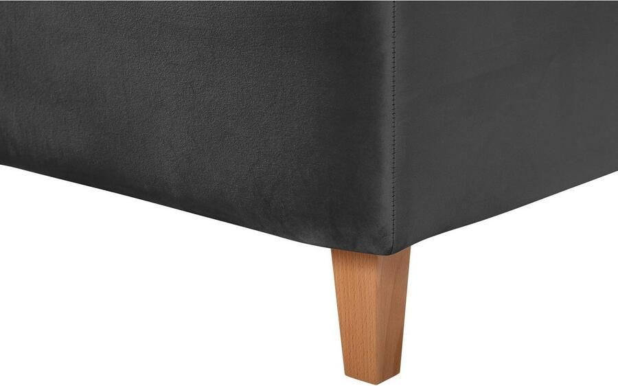 Guido Maria Kretschmer Home&Living Gestoffeerd bed Sunley 100 Kruisstiksel hoofdbordhoogte 102 cm zonder of met matras lattenbodem - Foto 6